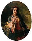 Franz Xavier Winterhalter Famous Paintings - Katarzyna Branicka, Countess Potocka